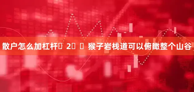 散户怎么加杠杆	2️⃣猴子岩栈道可以俯瞰整个山谷
